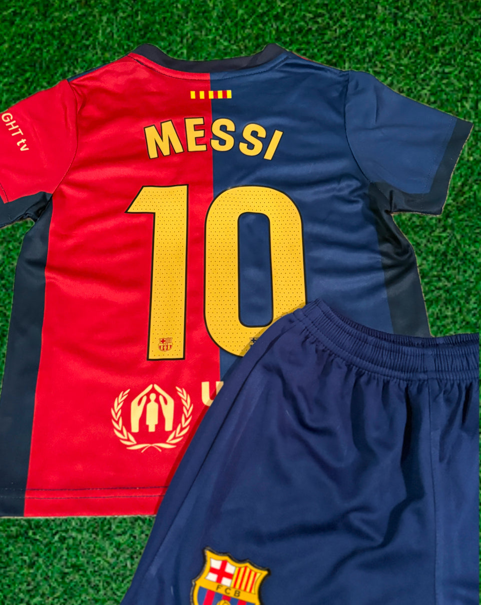 Lionel Messi Barcelona Soccer Jersey Kids Toddler & Youth Sizes