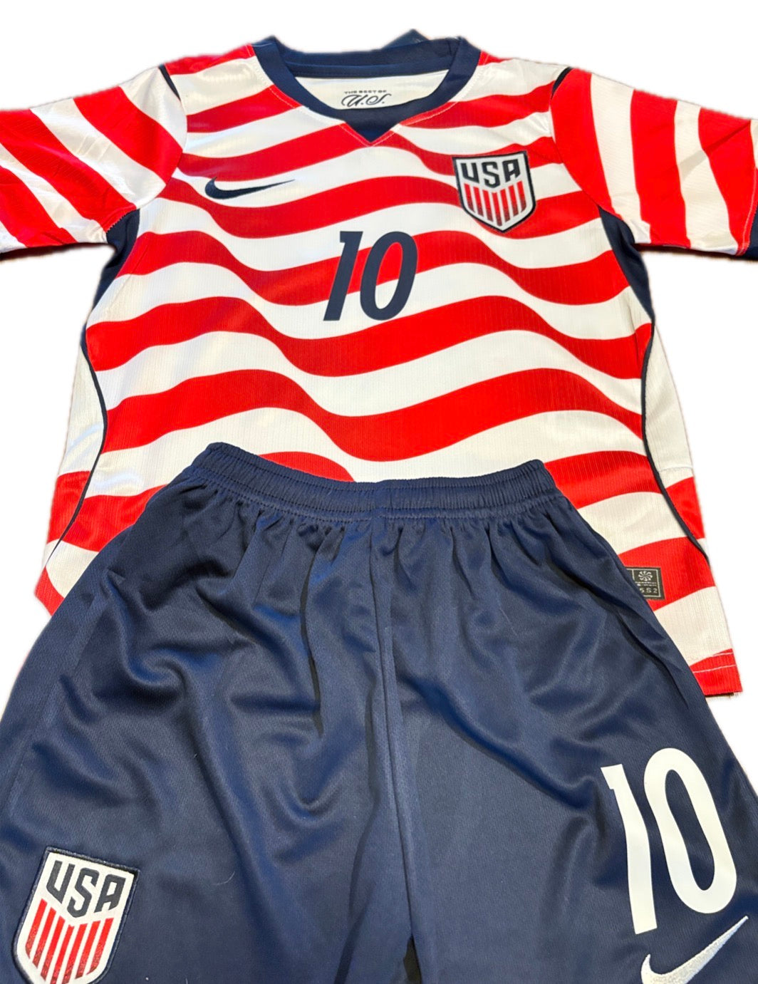 Kylian Mbappé Nike France Kids Soccer Jersey Set Kit