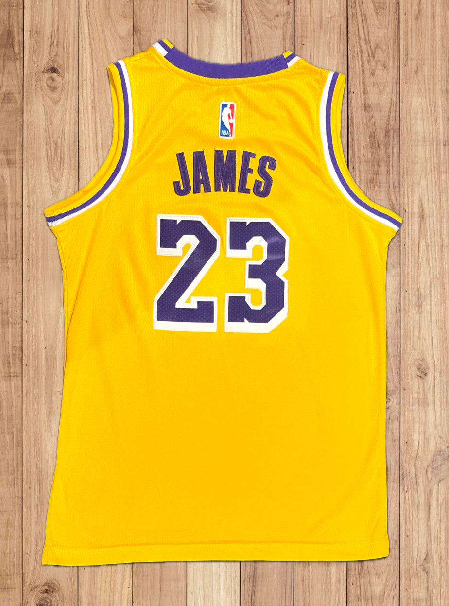 LeBron James 23 Kids Youth Los Angeles Lakers Nike Basketball Jersey