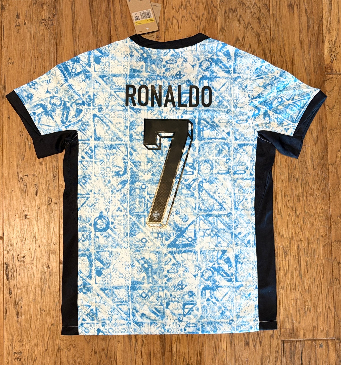 ADULT Men’s Christiano Ronaldo Portugal blue 7 away soccer jersey