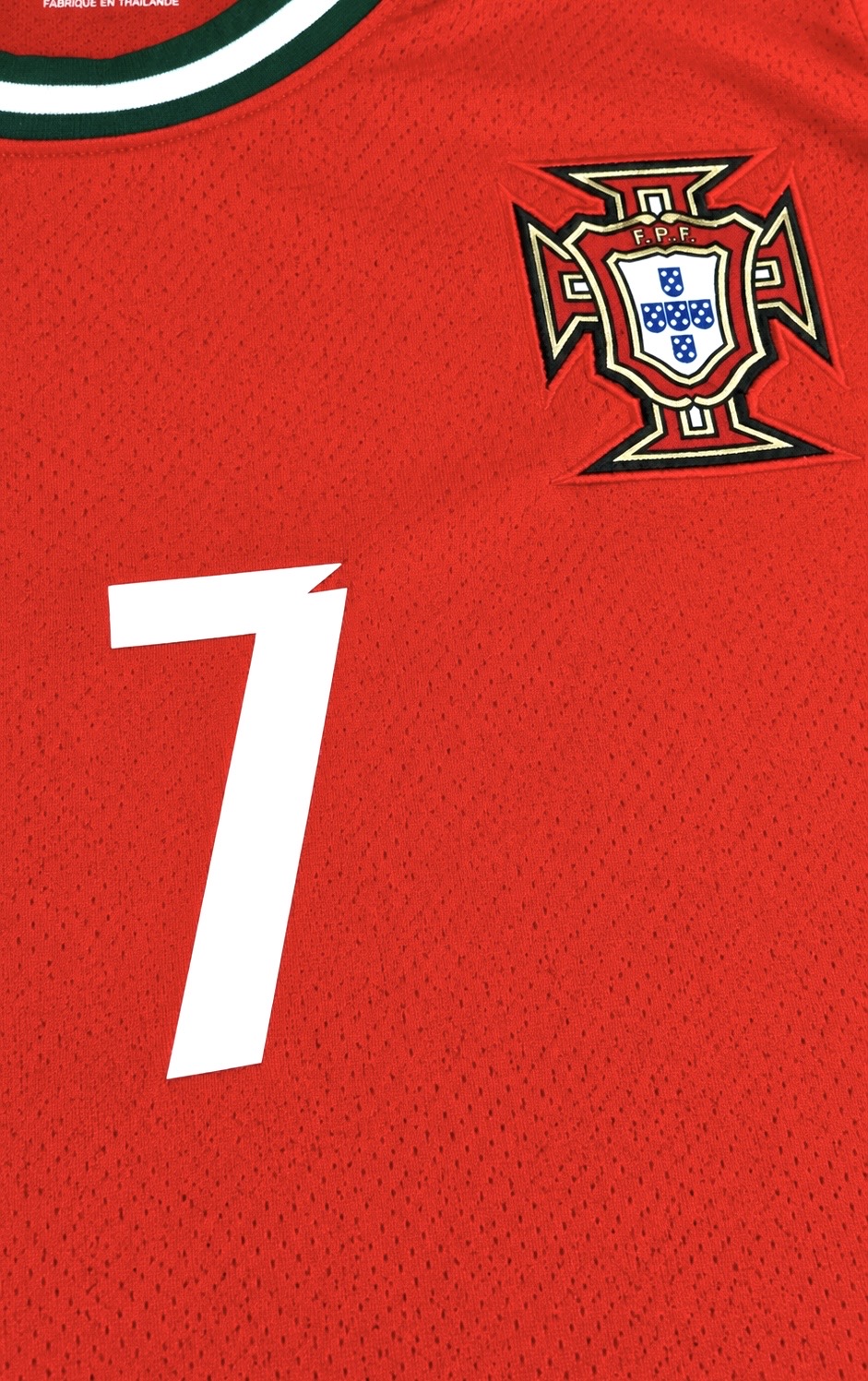 Cristiano Ronaldo ADULT Portugal 7 Home Soccer Jersey
