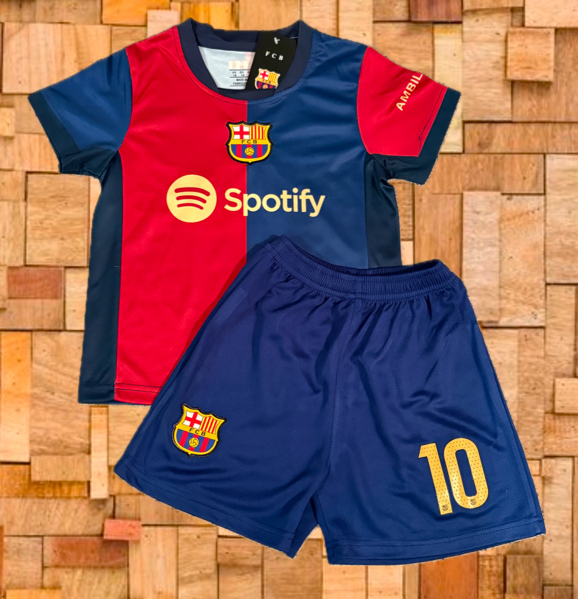 Lionel Messi Barcelona Soccer Jersey Kids Toddler & Youth Sizes