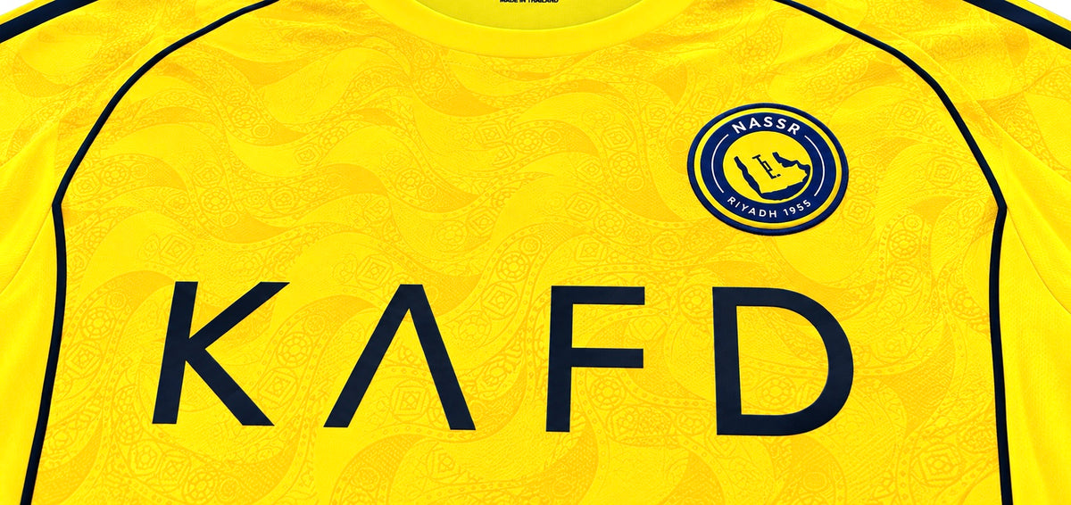 Cristiano Ronaldo ADULT Al Nassr Yellow Home Soccer Jersey