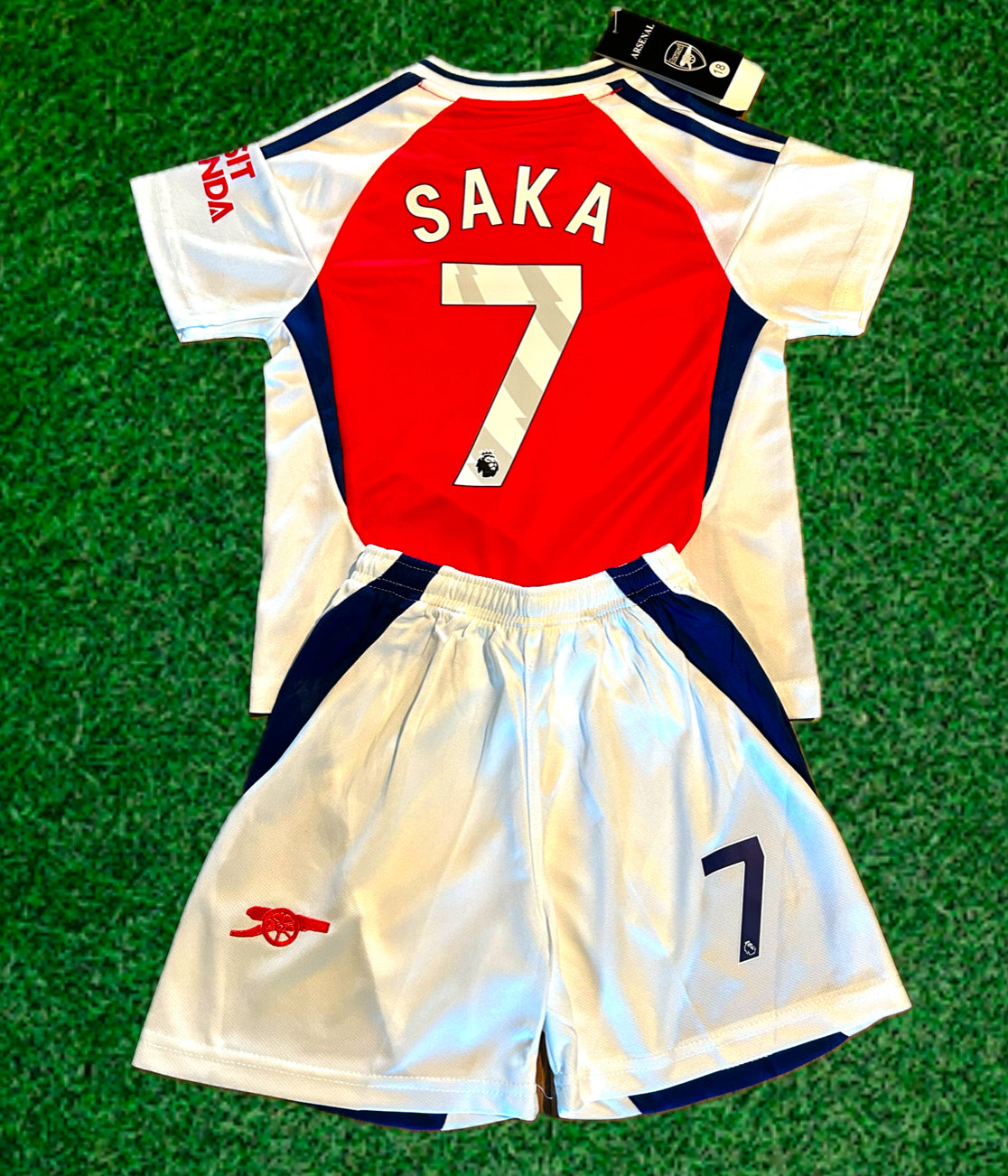 Arsenal Buyako Saka kids soccer Jersey Kit
