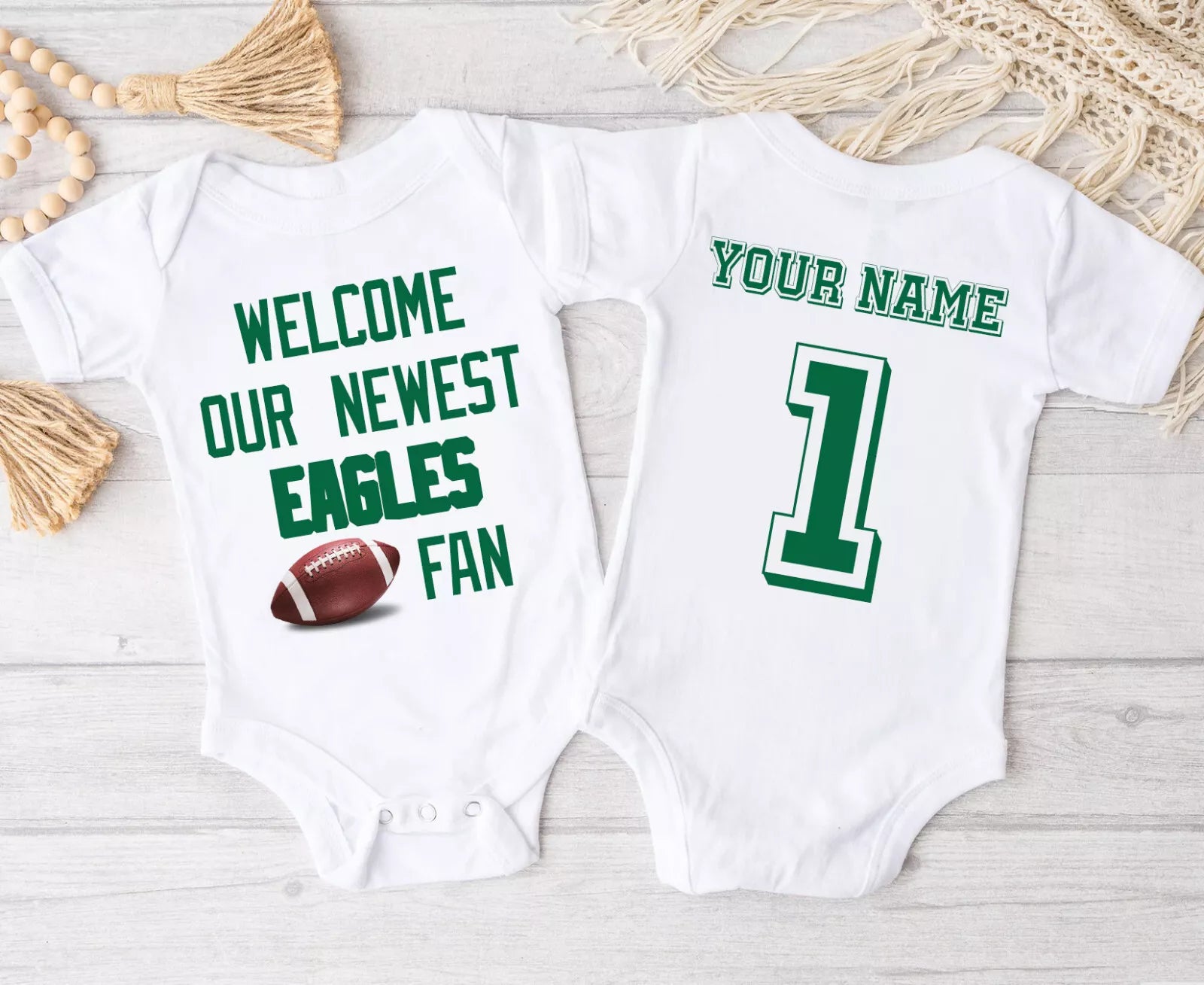 Custom infant eagles jersey on sale