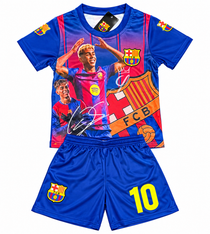 Lamine Yamal Barcelona Legacy Edition Soccer Jersey Kids Toddler & Youth Sizes