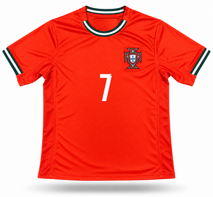 Cristiano Ronaldo ADULT Portugal 7 Home Soccer Jersey
