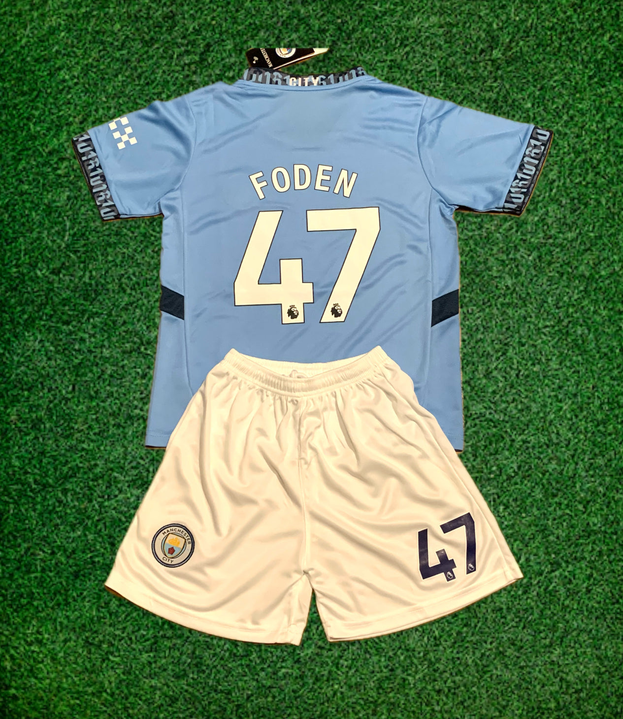 Phil Foden Kids Soccer Jersey Manchester City Youth Toddler