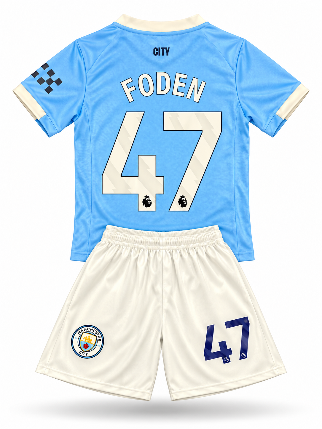 Phil Foden 47 Kids Soccer Jersey Manchester City Youth Toddler