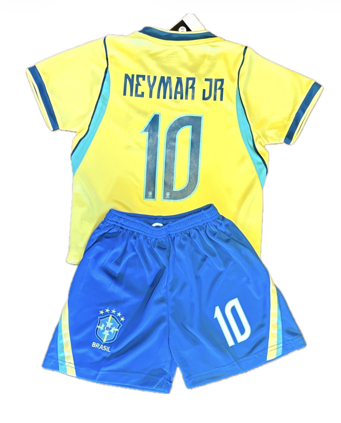 Neymar Jr Brazil Yellow 10 2026 Kids Soccer Jersey Set Football Youth & Toddler Sizes