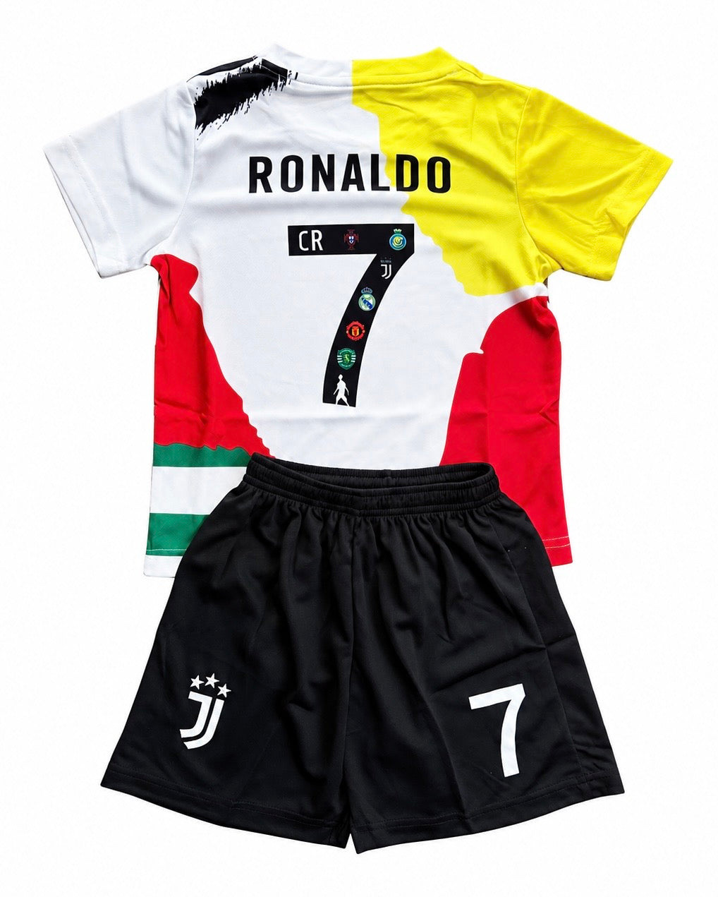 Ronaldo 7 Real Madrid Lifetime Achievement Toddler/Youth Soccer Jersey Kids Uniform