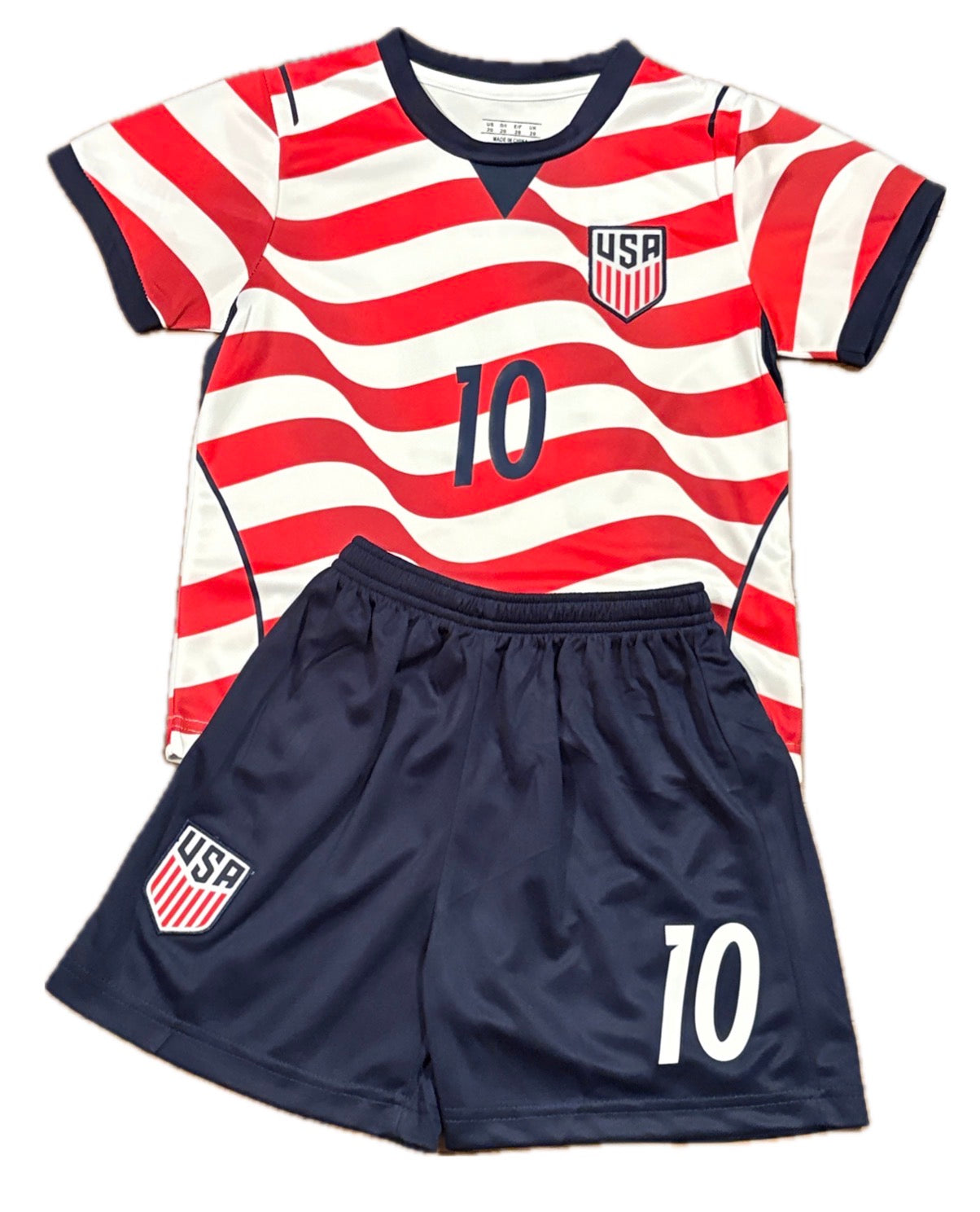 Christian Pulisic 2026 Kids Youth Soccer Jersey Kit 2 Piece Set HOT