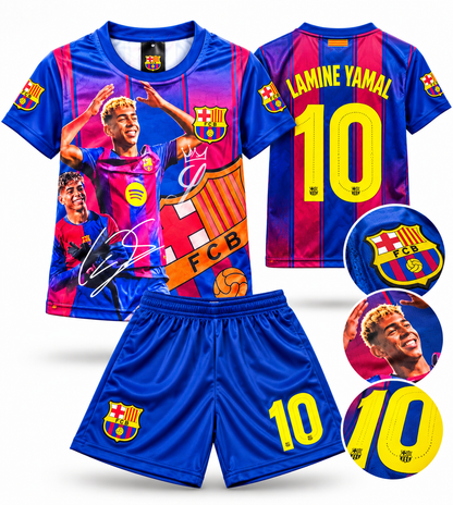 Lamine Yamal Barcelona Legacy Edition Soccer Jersey Kids Toddler & Youth Sizes