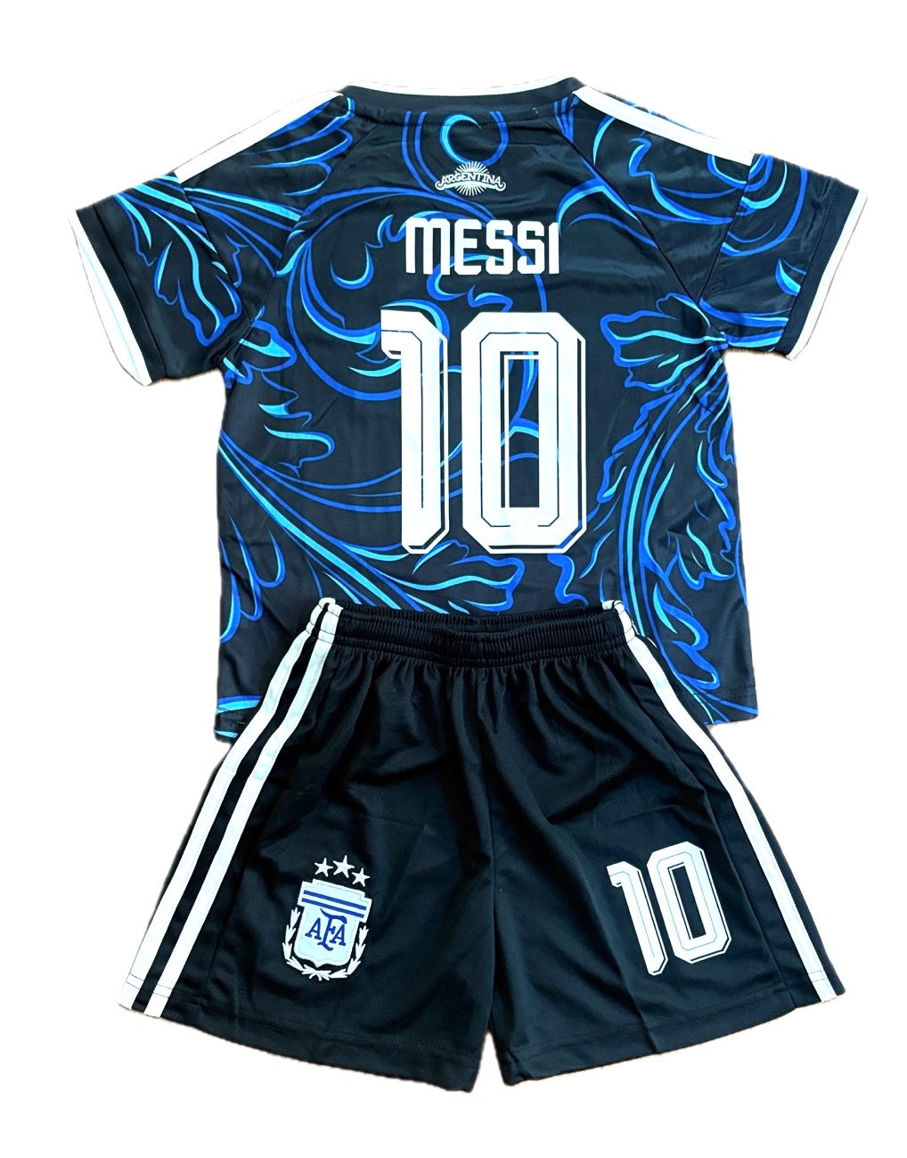 Lionel Messi Argentina WC 2026 Kids Soccer Jersey Set