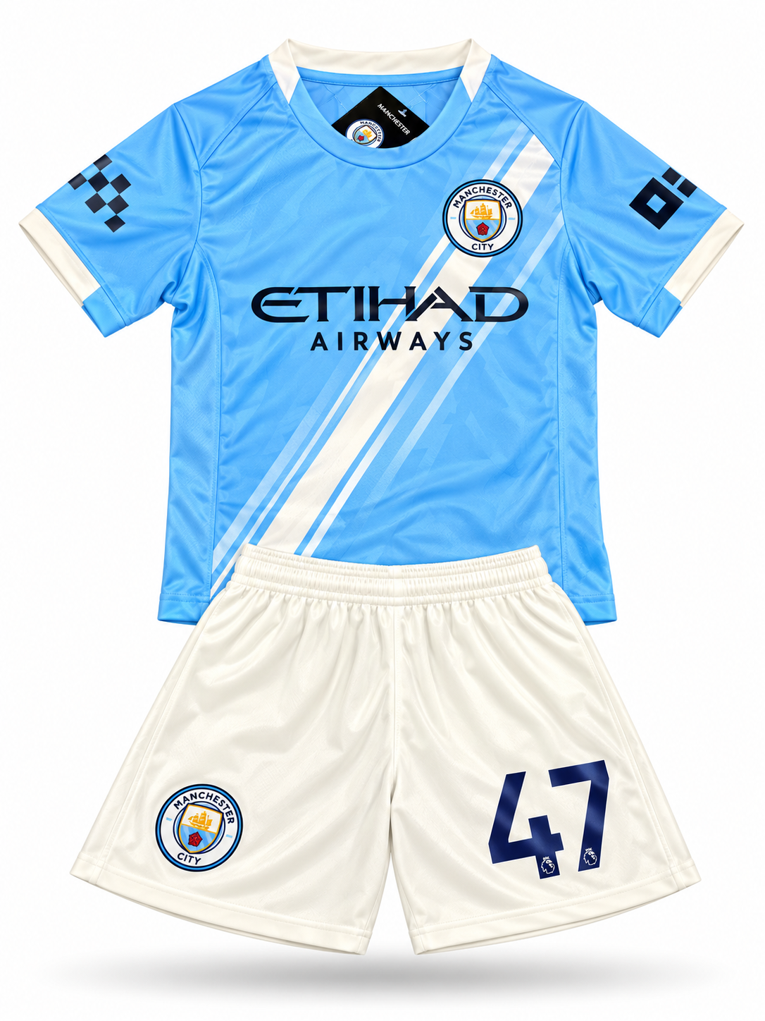 Phil Foden 47 Kids Soccer Jersey Manchester City Youth Toddler