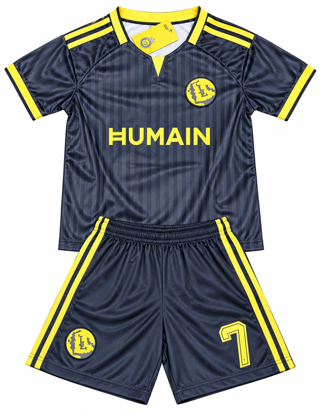 Ronaldo 2026-27 Al Nassr Kids Soccer Jersey Kit Youth Toddler Sizes