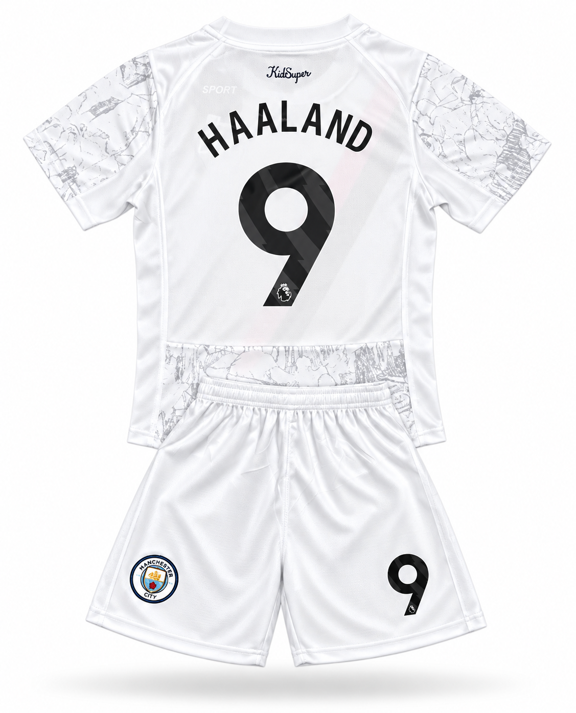 Erling Haaland / Manchester City Strip 9 Kids Soccer Jersey Youth Toddler