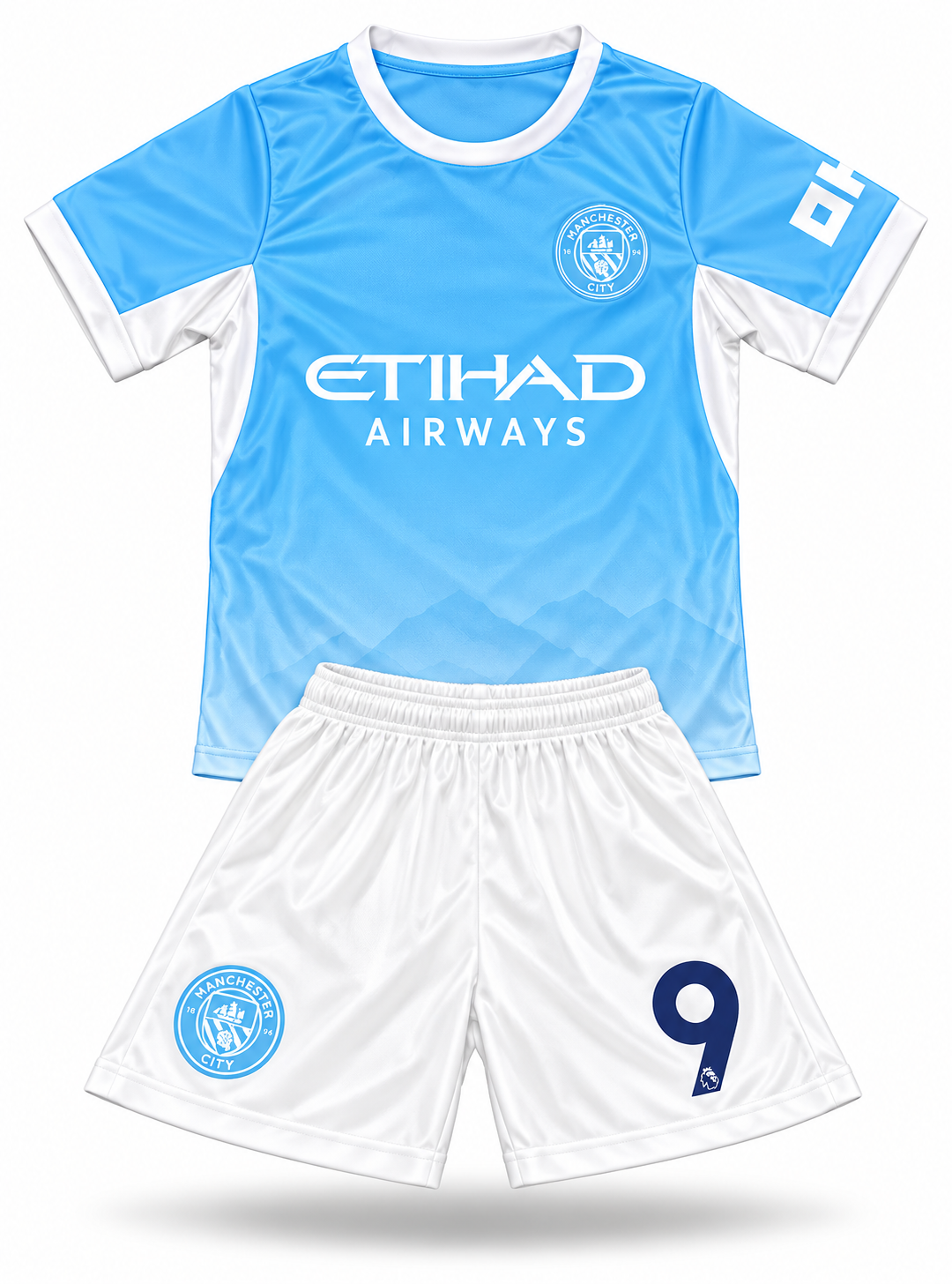 Erling Haaland 2026/27 Home Manchester City 9 Kids Soccer Jersey Youth Toddler