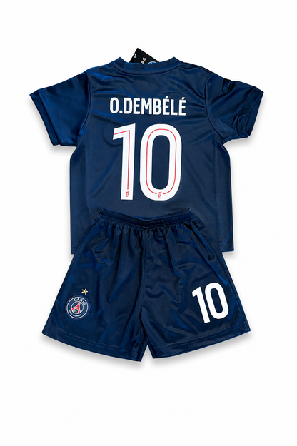 Ousmane Dembélé 10 PSG Soccer Jersey Toddler/Youth Soccer Jersey Set