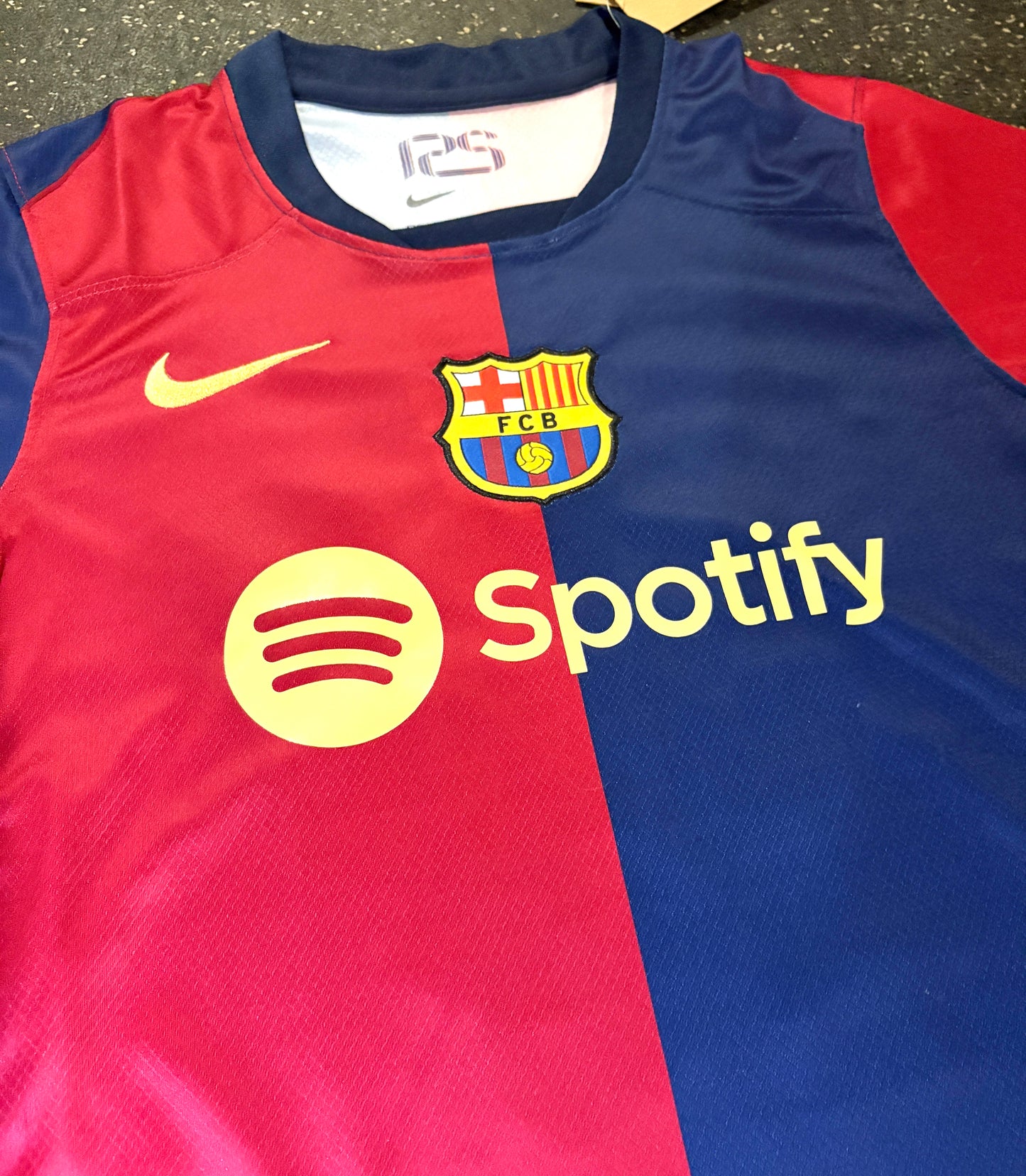 Adult Mens Lamine Yamal Barcelona Soccer Jersey by Nike