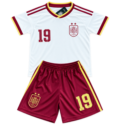 Spain Lamine Yamal Kids 2026 Away Soccer Jersey Toddler & Youth Sizes