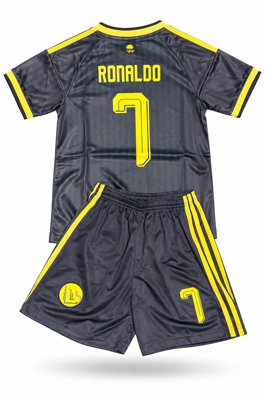 Ronaldo 2026-27 Al Nassr Kids Soccer Jersey Kit Youth Toddler Sizes