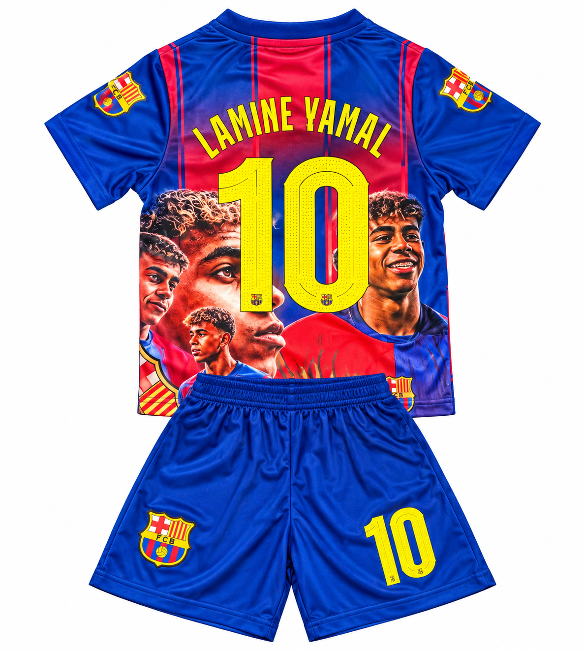 Lamine Yamal Barcelona Legacy Edition Soccer Jersey Kids Toddler & Youth Sizes