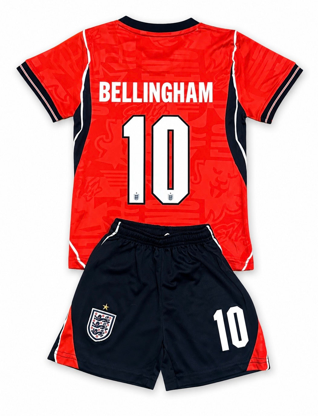 Jude Bellingham Red England Soccer Jersey Kit - Toddler & Youth