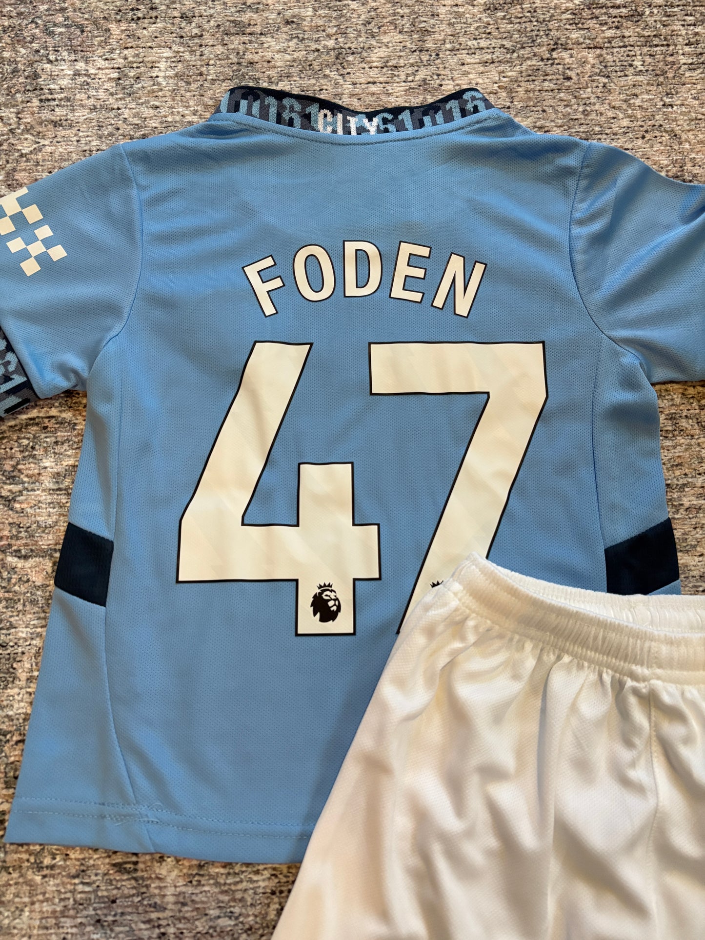 Phil Foden Kids Soccer Jersey Manchester City Youth Toddler