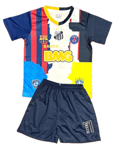 Neymar Jr Tribute Kids Soccer Jersey Set Toddler & Youth