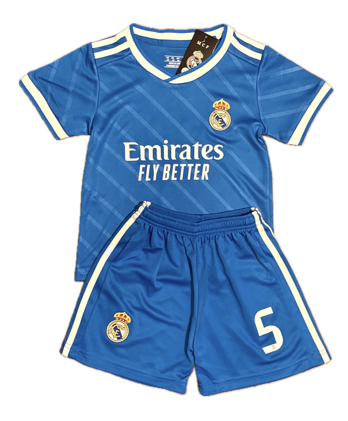 Bellingham Blue Real Madrid Kids 2 Piece Set