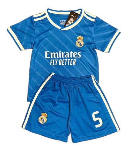 Bellingham Blue Real Madrid Kids 2 Piece Set