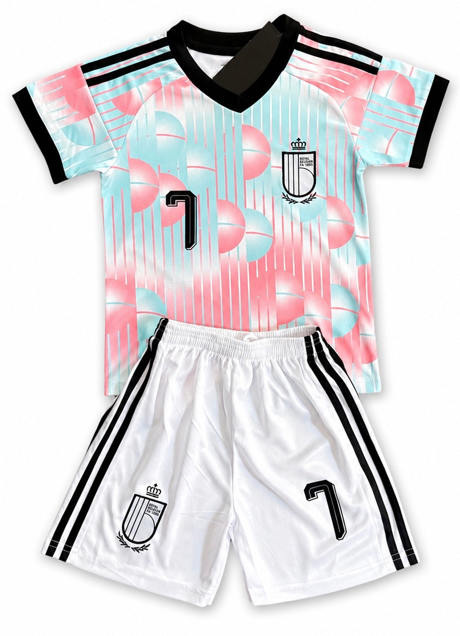 Belgium De Bruyne Kids soccer Jersey youth and toddler uniform - Football uniformBelgium De Bruyne Youth Jersey