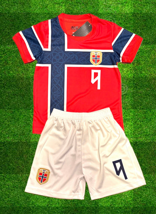 Haaland - Kids Soccer Jersey Kit - 2 Piece Set Jersey/Shorts