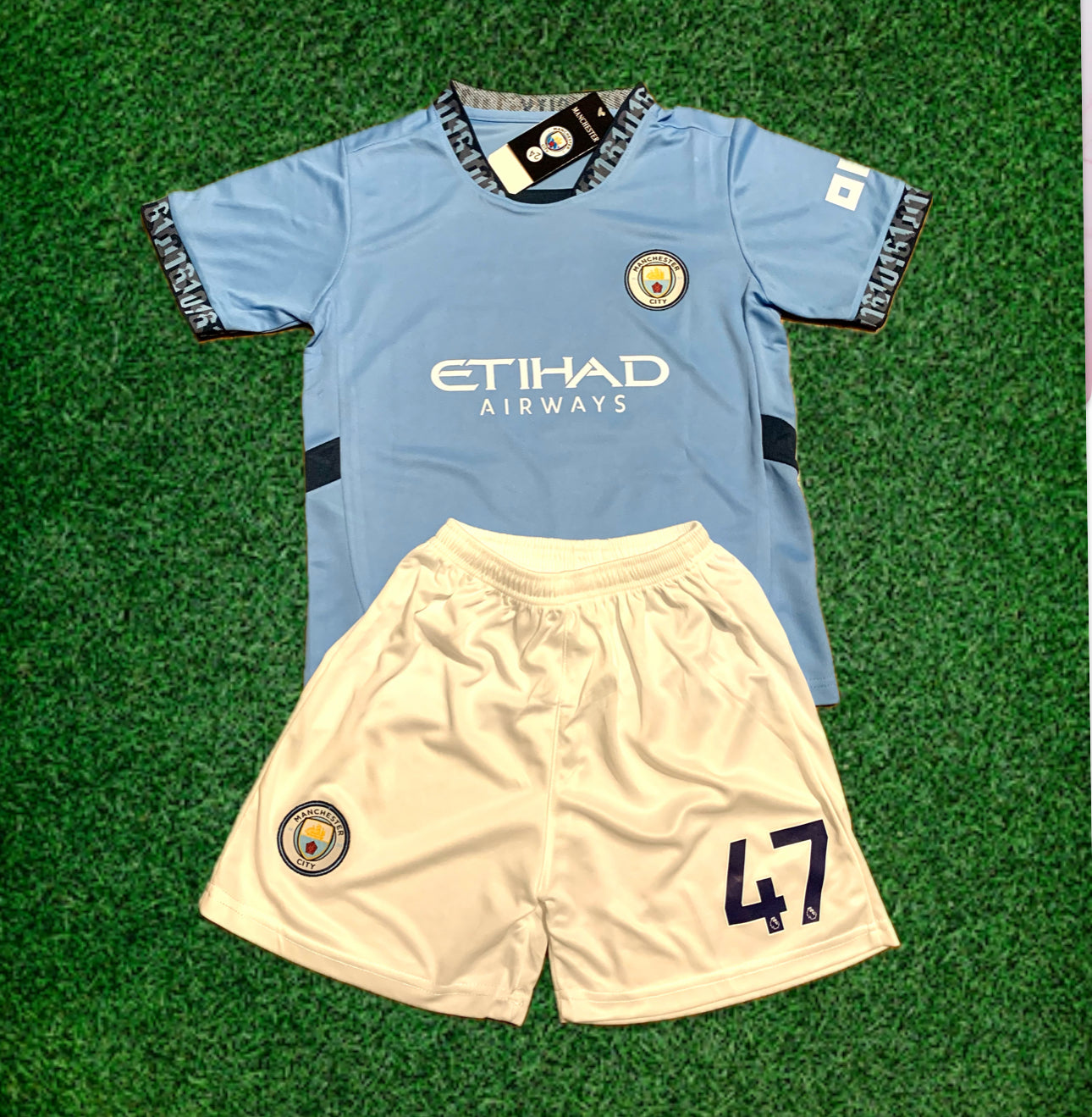 Phil Foden Kids Soccer Jersey Manchester City Youth Toddler