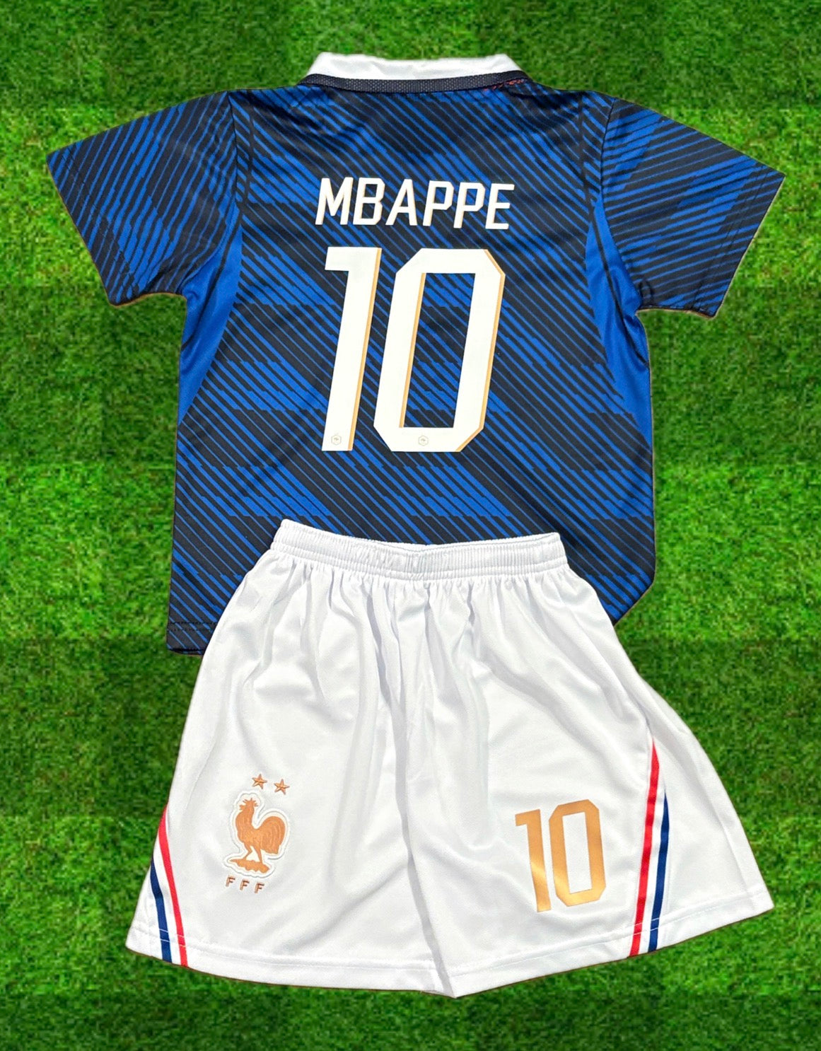 Kylian Mbappe France 2026 Kids Soccer Jersey Set - Toddler & Youth