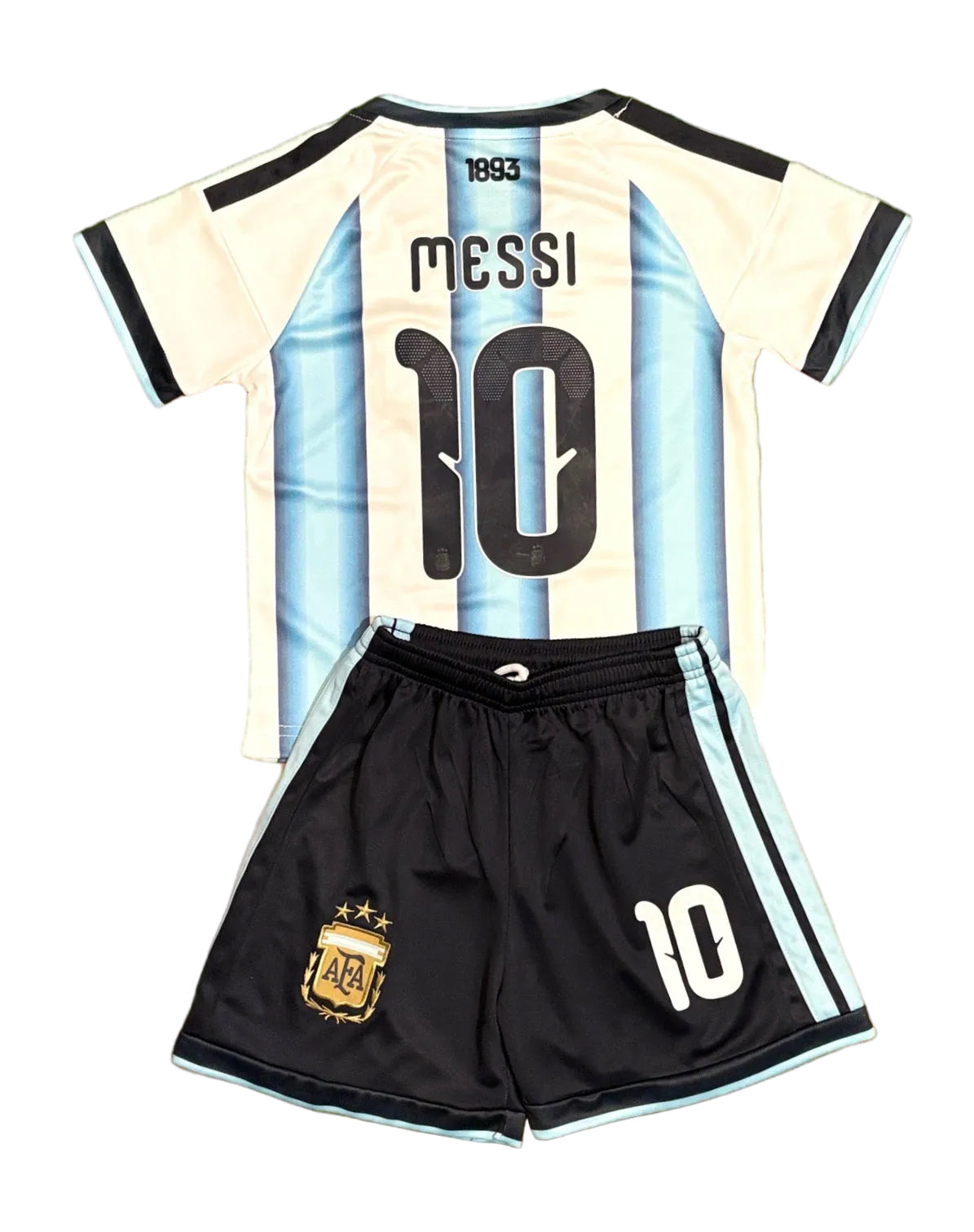Lionel Messi Argentina WC 2026 Kids Soccer Jersey Set Football