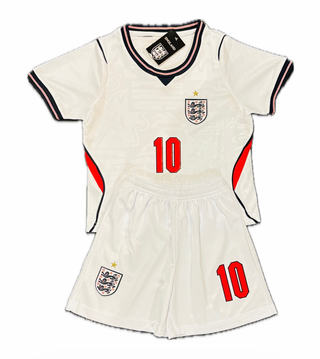 Jude Bellingham England Kids Soccer Jersey Kit - Toddler Youth Sizes