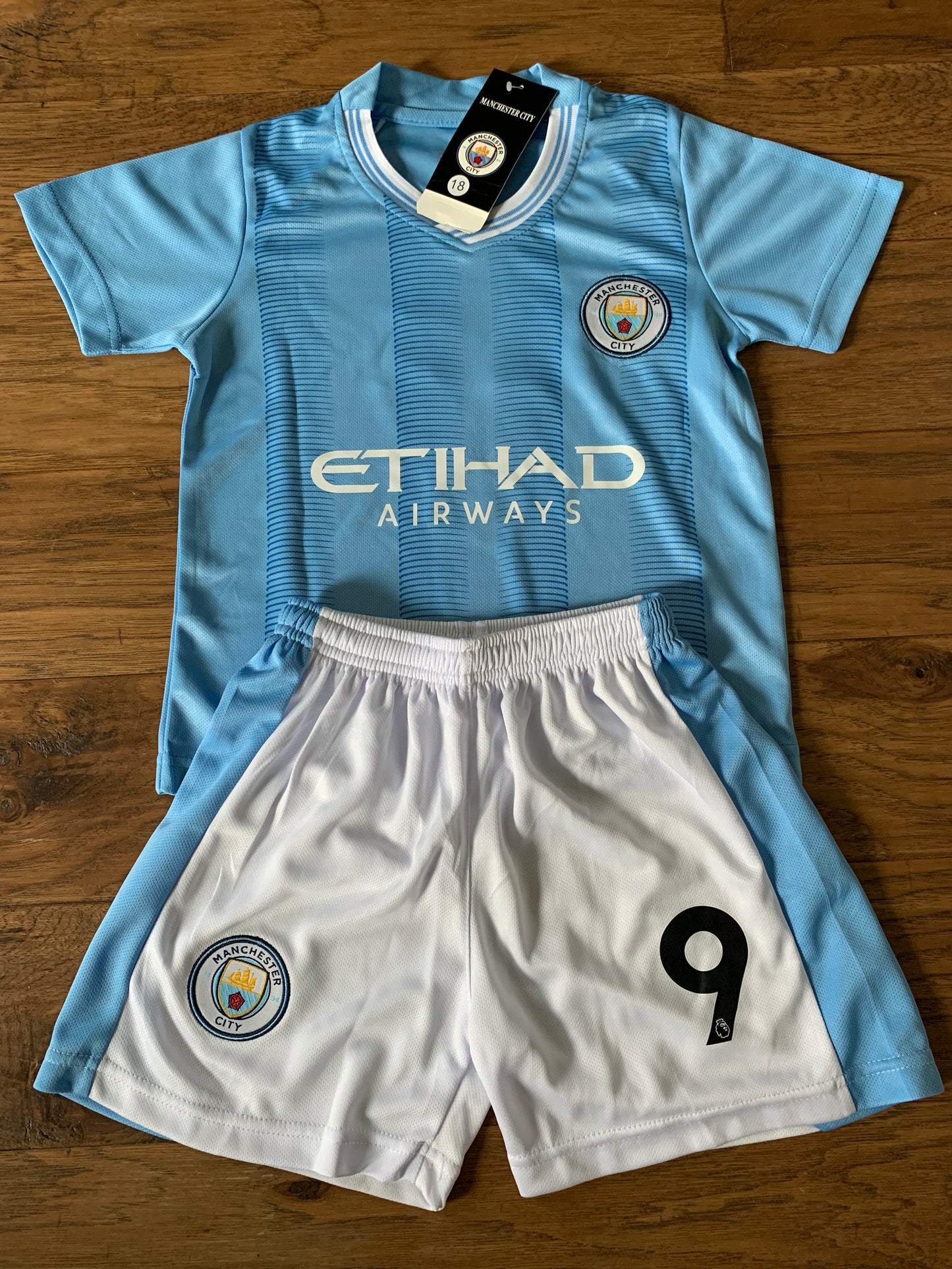 Erling Haaland Kids Soccer Jersey Manchester City Youth Toddler