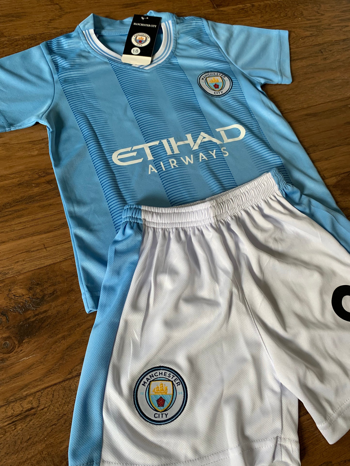 Erling Haaland Kids Soccer Jersey Manchester City Youth Toddler