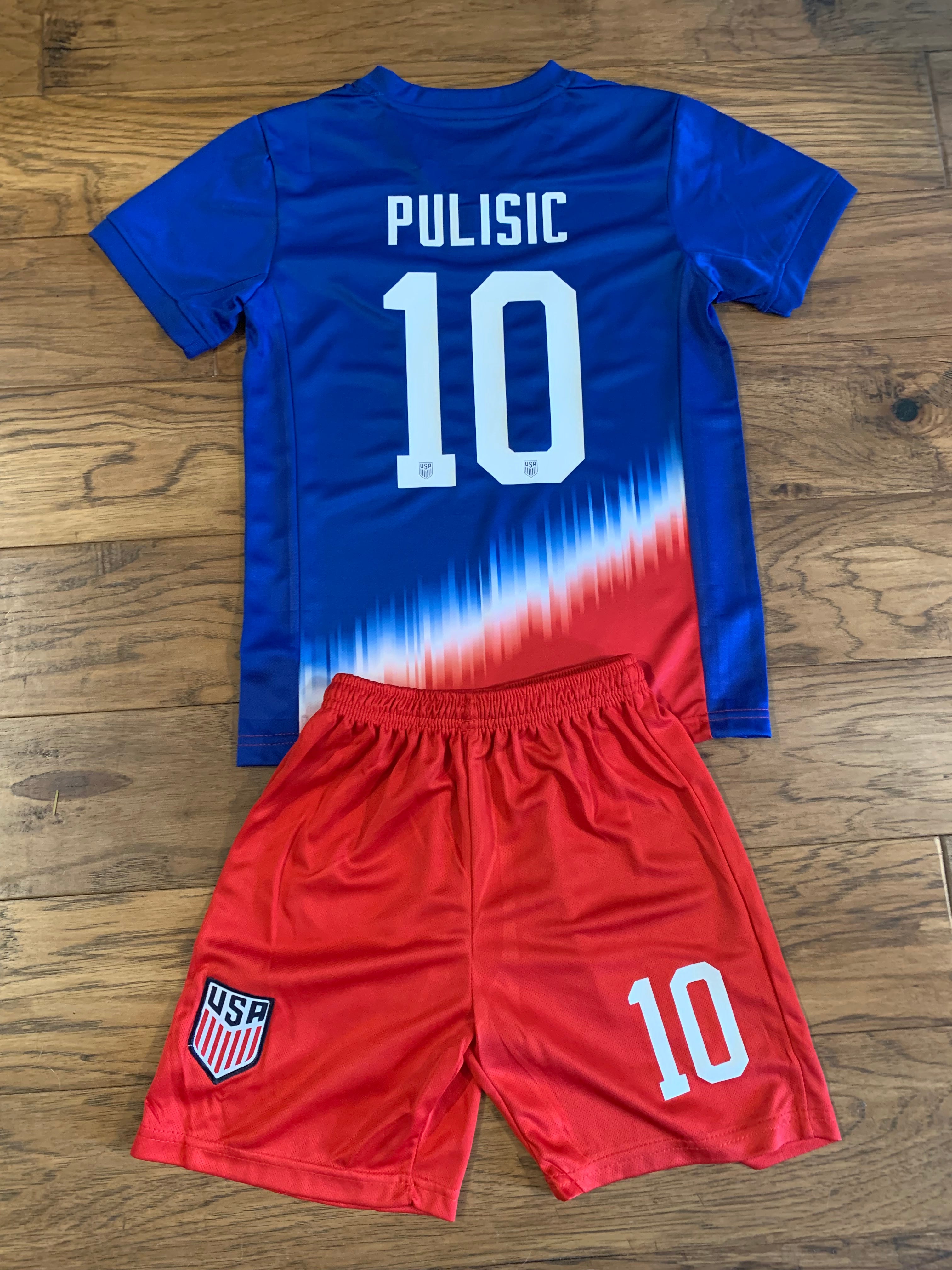 Pulisic USA Jersey 2024 With Shorts