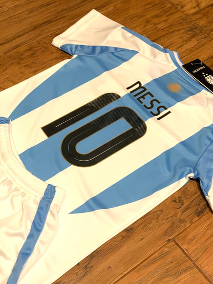 Lionel Messi Kids Soccer Jersey Set Football Youth Toddler Sizes