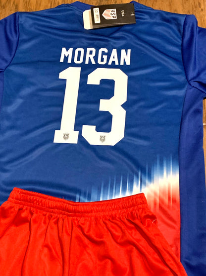 Alex Morgan Kids Soccer Jersey Set - Toddler & Youth Sizing