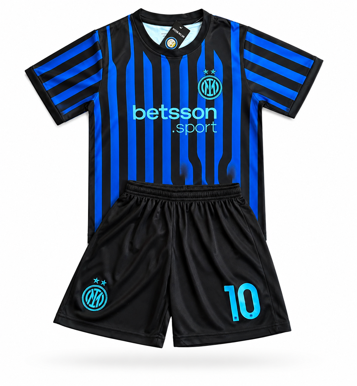 Lautaro Kids Jersey 25/26 Inter Milan Toddler Youth Soccer Jersey Kit