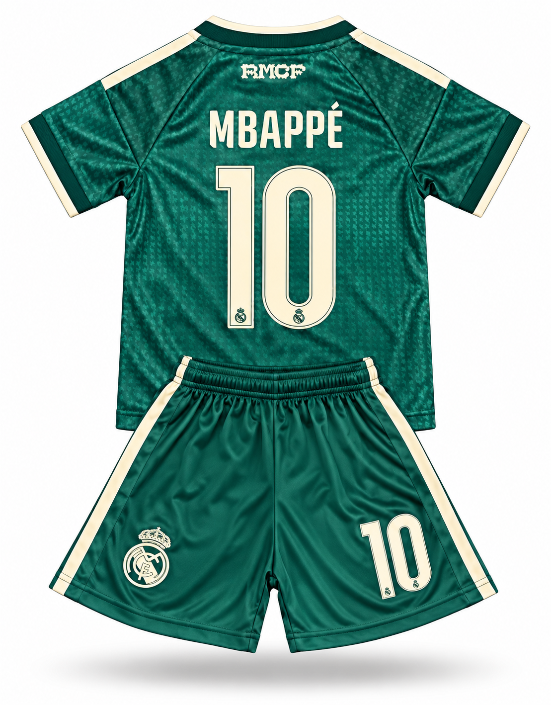 Mbappe Green 2026/27 Real Madrid Kids Soccer Jersey Set - 2 Piece Toddler Youth uniform