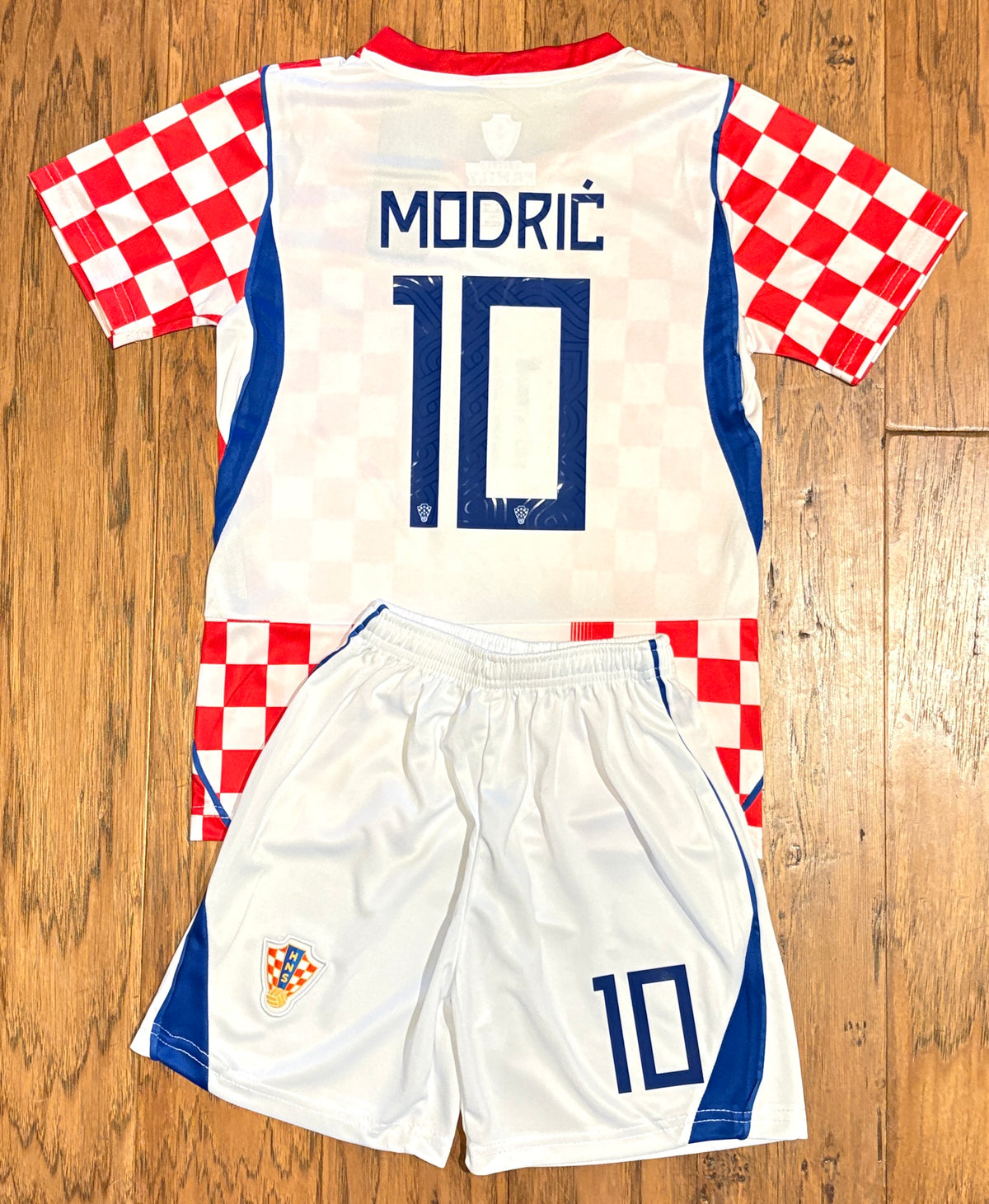 Modric Croatia kids toddler and Youth soccer Jersey set Croatia kids uniform kit