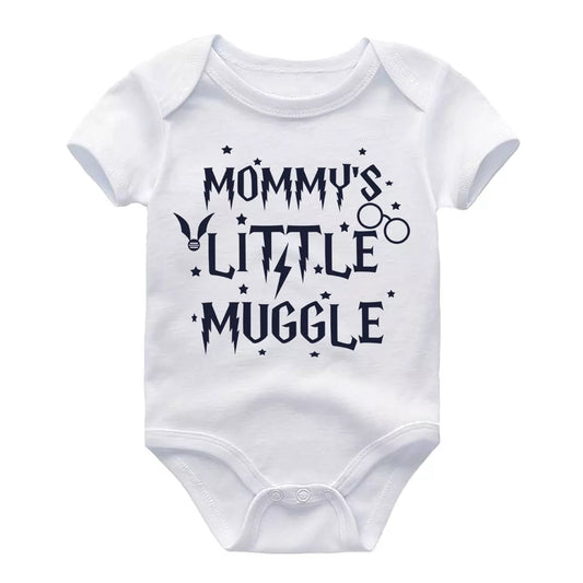 Mommys Little Wizard Baby Newborn Infant Bodysuit Romper Magical Baby Shower Tee