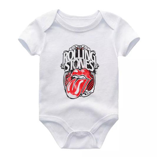 Rolling Stones Infant Bodysuit Baby Shower Gift Cute 1 Piece Romper