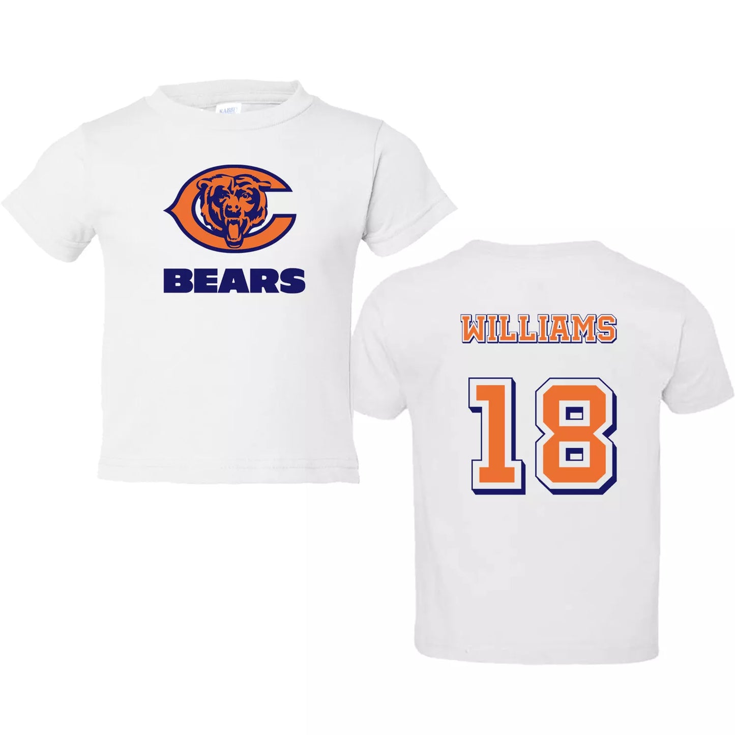 Chicago Infant Bodysuit Bears Football Baby Caleb Williams Shirt Jerse CustomKiddos n