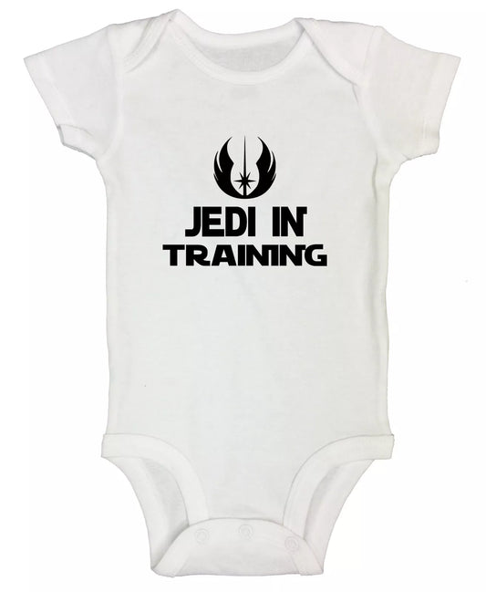 Jedi In Training Baby Clothes Starwars Gift Kids Newborn Infant Bodysuit Romper